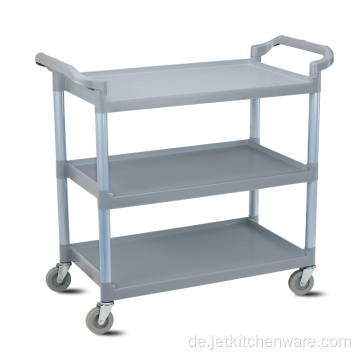 Catering Kitchen Plastic BUSing Transport Trolley